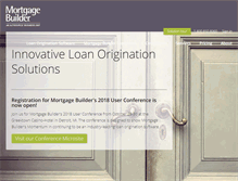 Tablet Screenshot of mortgagebuilder.com